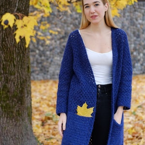 Long Crochet Cardigan PATTERN by highinfibre image 4