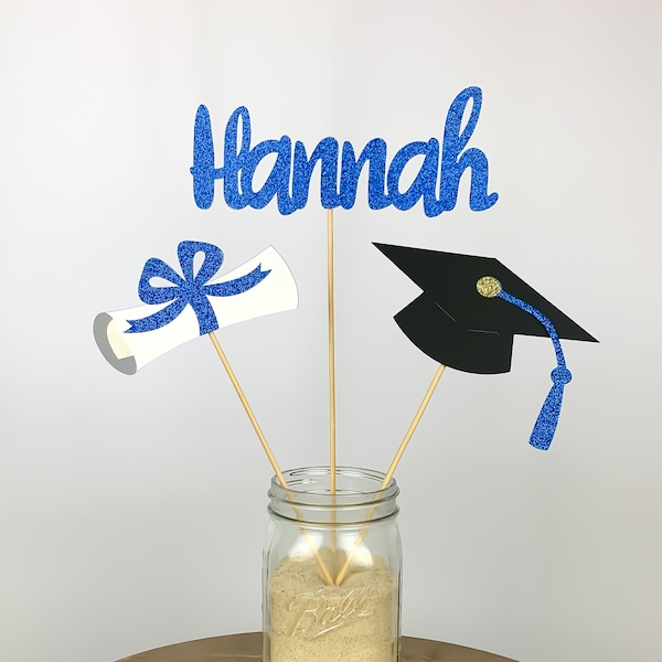 Graduation Decorations - Personalized / Graduation Die Cuts / Name Die Cuts