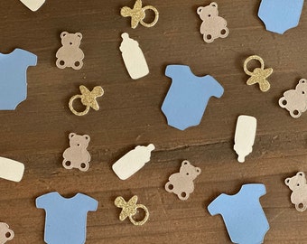 500 Coriandoli A Forma Di Orso Per Baby Shower – Colori Crema E Marrone, In Carta Spessa, Per Decorazioni Da Tavolo. 1,2 Pollici (circa 3 Cm).