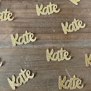 Name Confetti - 50 pieces