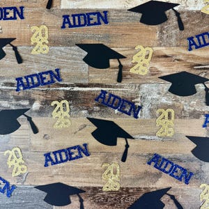 2026 Graduation Confetti - Varsity Personalized 60 Pieces