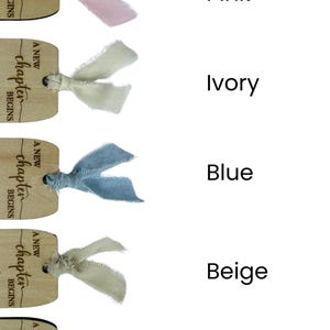 Personalized Wooden Bookmark Favor | Engraved Wedding Guest Gift, A New Chapter Begins image 5