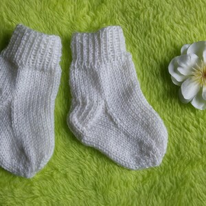 Hand Knit Classic Look Merino Wool Socks for Baby & Toddler, Practical Baby Accessory, Gift for New Born, Boot Socks, More Colors And Sizes
