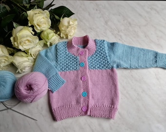 Lace Sweater for Baby, Ready to Ship 0-3 months