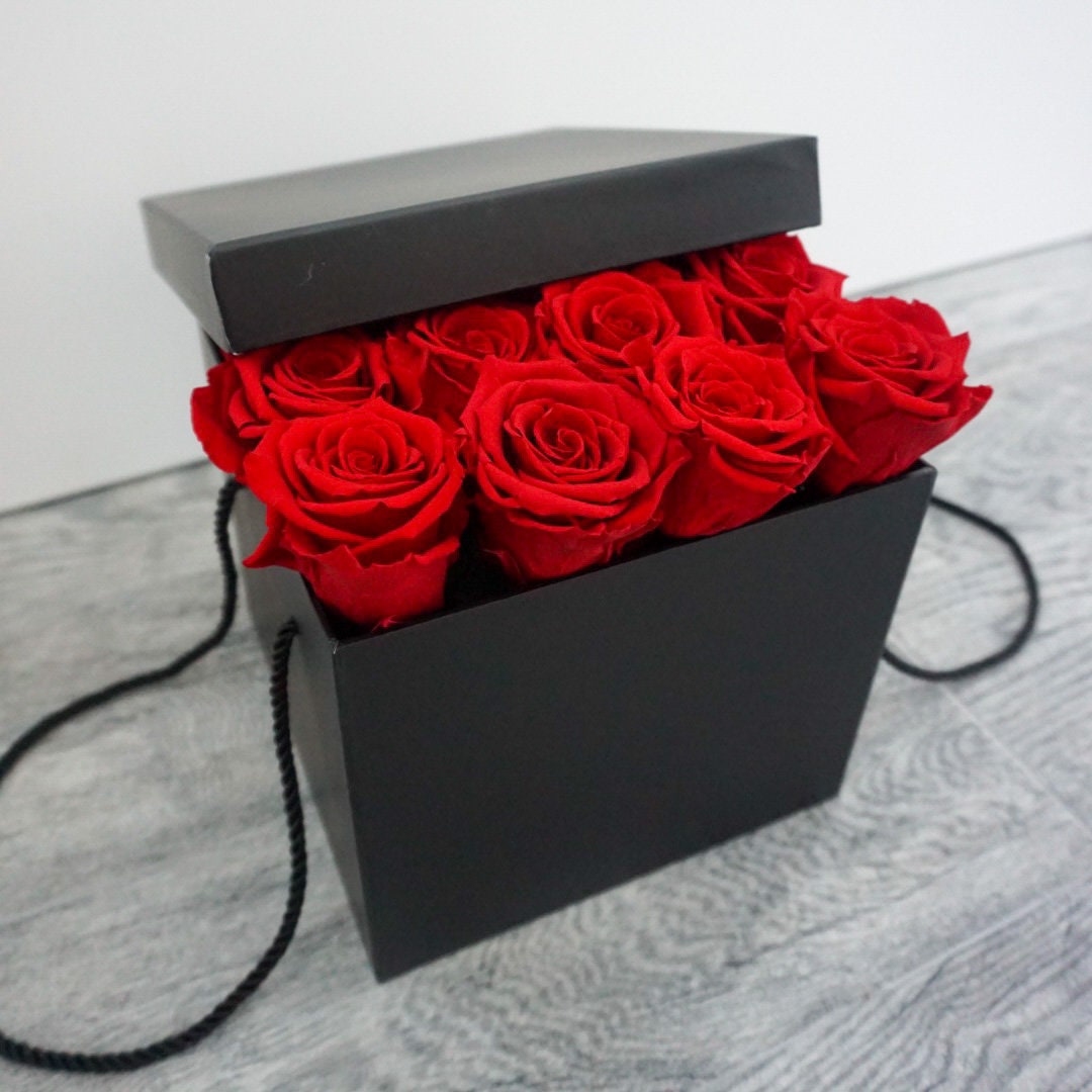 Preserved Forever Rose Box Eternal Roses, Preserved Flowers, Gift Box, Wedding, Her Bridesmaid