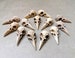 Miniature bird skull ornament 