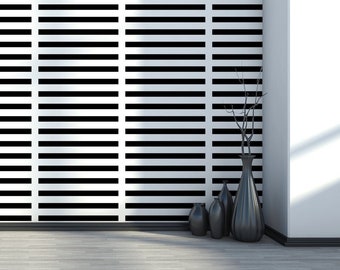Horizontal Stripes Wallpaper, 024 | Grunge Murals