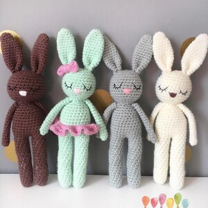 Crochet bunny plushie - stuffed animal