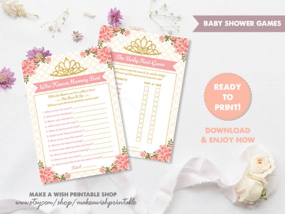 Who Knows Mommy Best And The Baby Trait Game Baby Shower Games How
