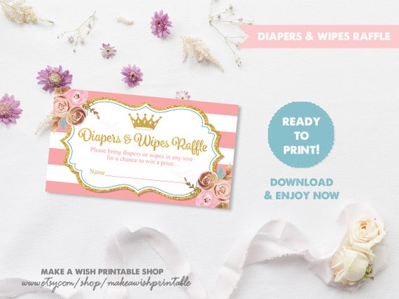 diaper and wipes raffle