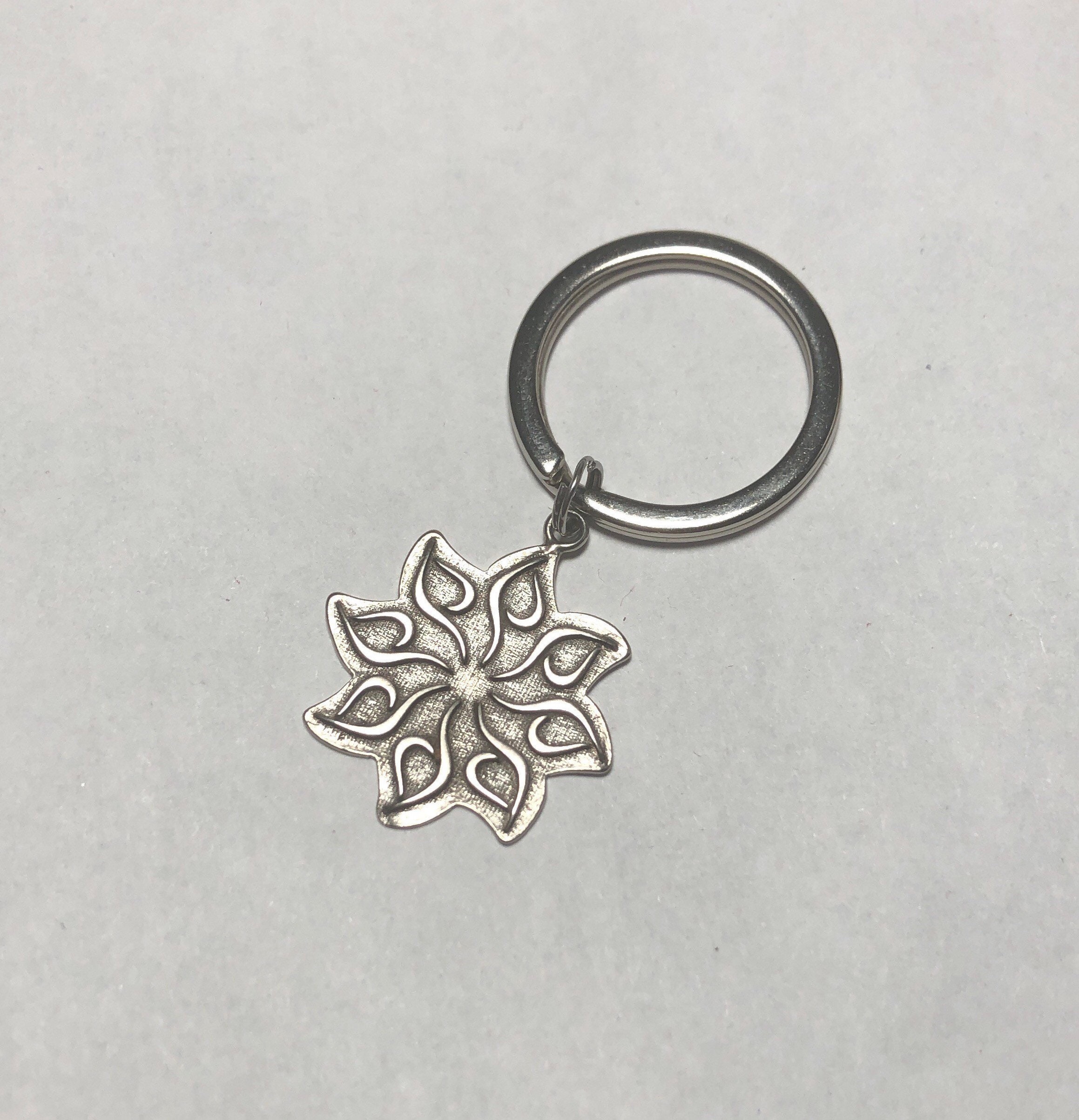 Recovery Star Keychain Unisex. Eating Disorder Recovery Keychain. Eternal Strength (silver 925 ...