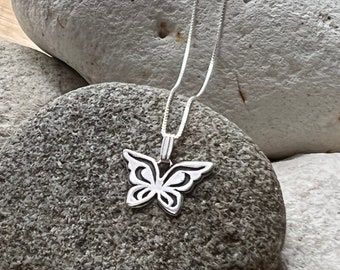 Like a Butterfly... Recovery Symbol Necklace