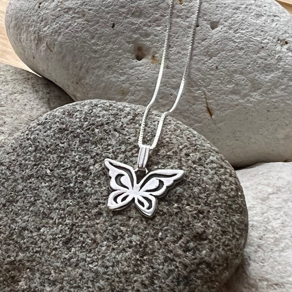 Like a Butterfly... Recovery Symbol Necklace