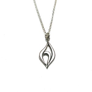 Strength. Recovery necklace. Sterling Silver 925