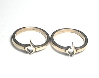Anillo de recuperación de trastornos alimentarios. Bronce