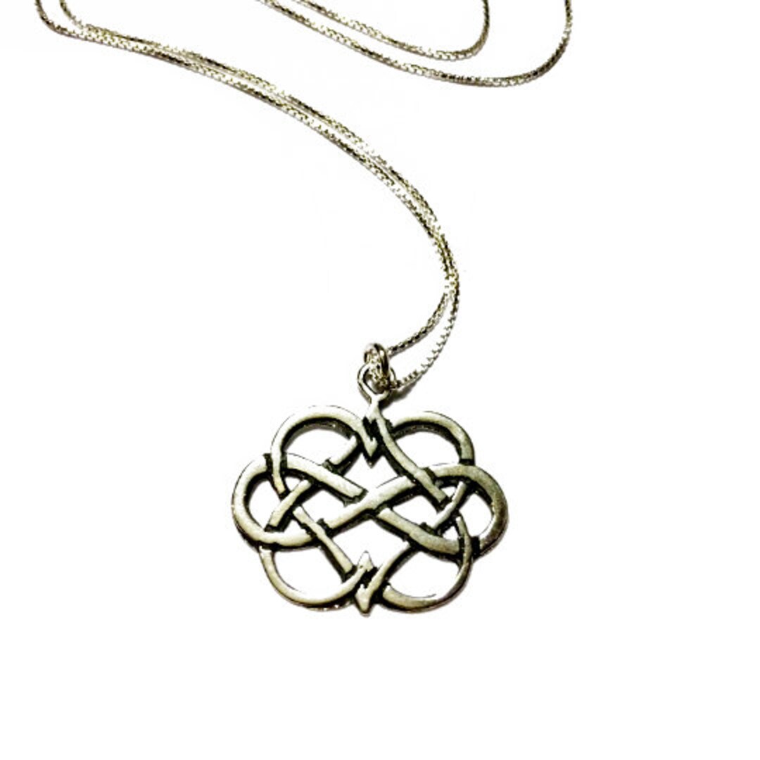 thumbnail image 2 of FashionJunkie4Life Infinity Double Heart Pendant – 925 Sterling Silver, 18" Chain 2 of 6