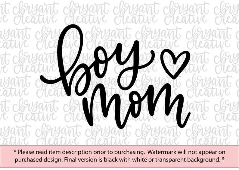 Download Boy mom hand lettered SVG zip file containing svg jpg png ...