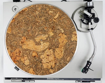 Kalahari Cork Anti-Static Record Platter Slip Mat  for Vinyl Record Players, DJ Turntables, Technics, Marantz, U-Turn, Audio-Technica