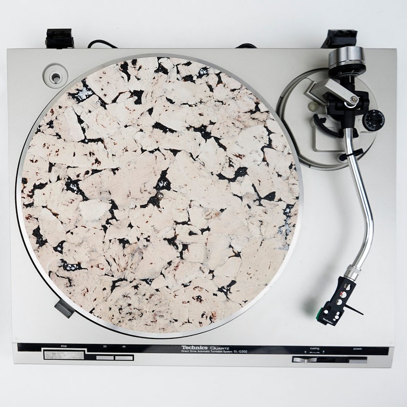 Bainbridge Island Anti-Static Cork Record Platter Slip Mat for Vinyl Record Players, DJ Turntables: Technics Marantz U-Turn Audio-Technica image 1