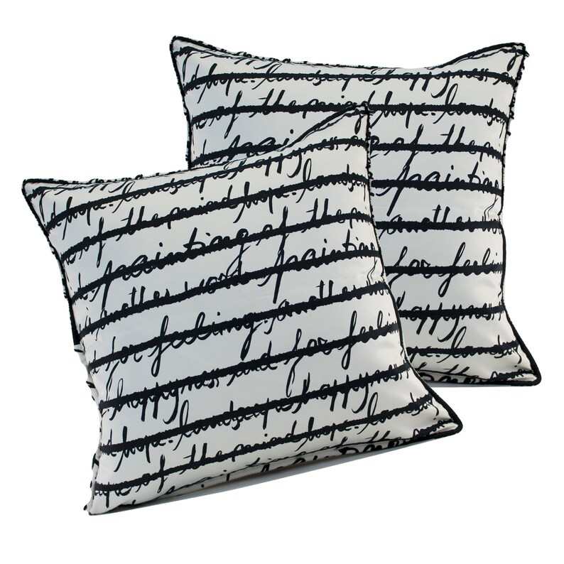Home Decor DIY Holiday Gift Decorative Pillows Home Decor Decorative Pillow Covers Gift Poem Self-Corded Throw Pillow Home Decoration
