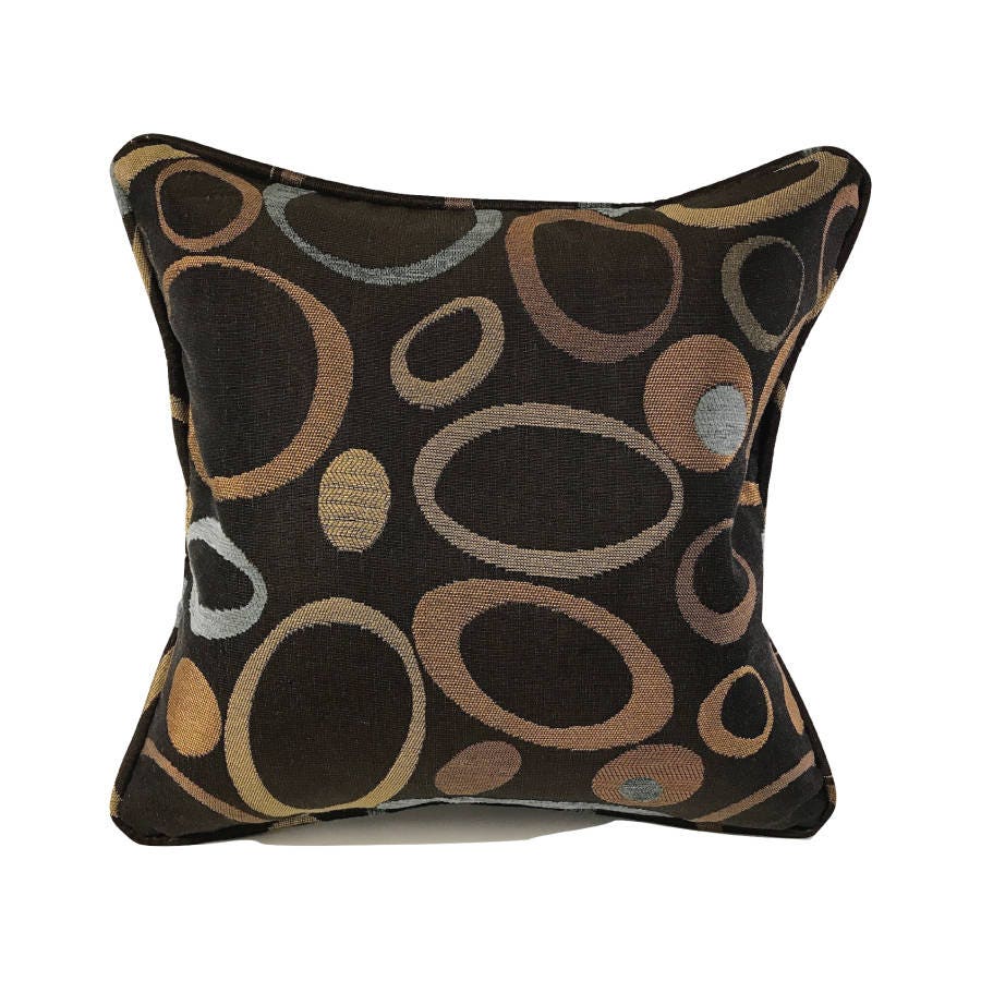 Chocolate Abstract Throw Pillow Decorative Pillow Covers Etsy
