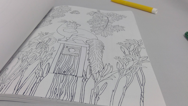 Download Two Vermont Artists Coloring Book Country Comfort Edition | Etsy