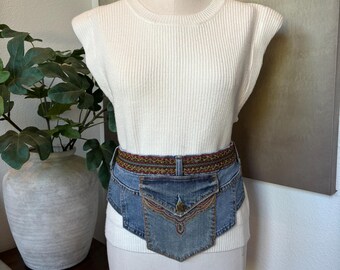 小物 MaisonSpecial / Multi Denim Wrap Belt MAISON SPECIAL（メゾンスペシャル）の「Multi Denim Wrap Belt