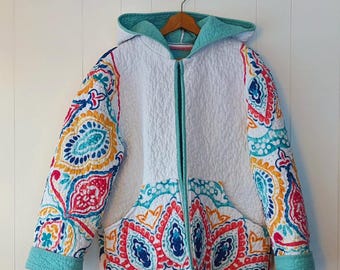 Chaqueta acolchada reciclada grande