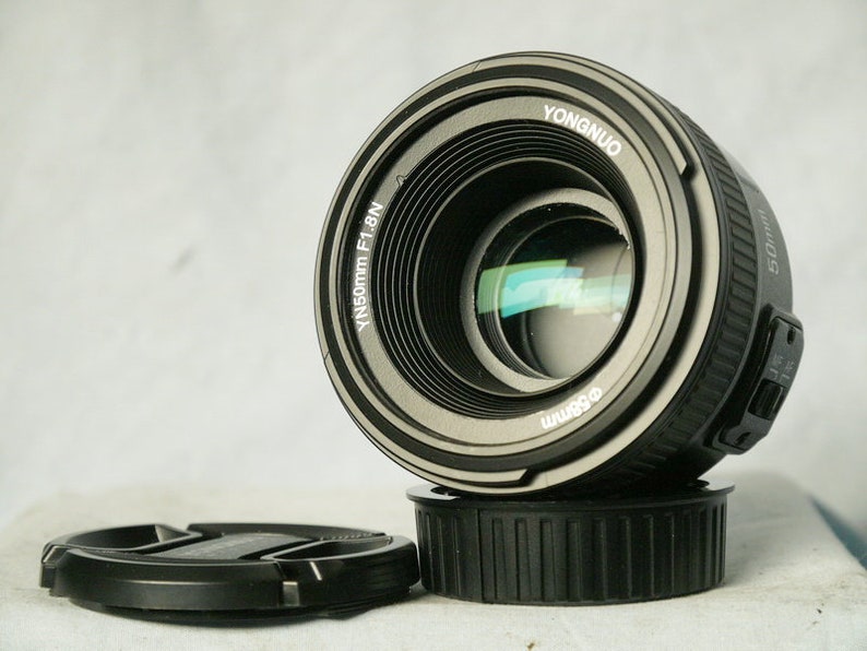 Mint-Nice- Nikon Af Fit Yongnuo YN50mm F1.8 AF MF Standard Prime Lens for Nikon Dslr D7100 D5500 D800