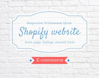 Realizzazione chiavi in mano del sito e-commerce Shopify