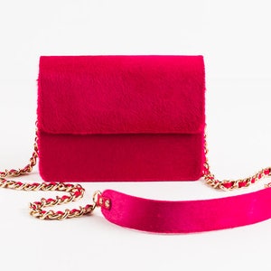 デザイナー「ポニー」ハンドメイドバッグ、財布、クラッチ、フクシアバッグ、クロスボディ、ミニバッグ、レザーバッグ、イブニングバッグ、イブニングクラッチ、OAKK、限定品