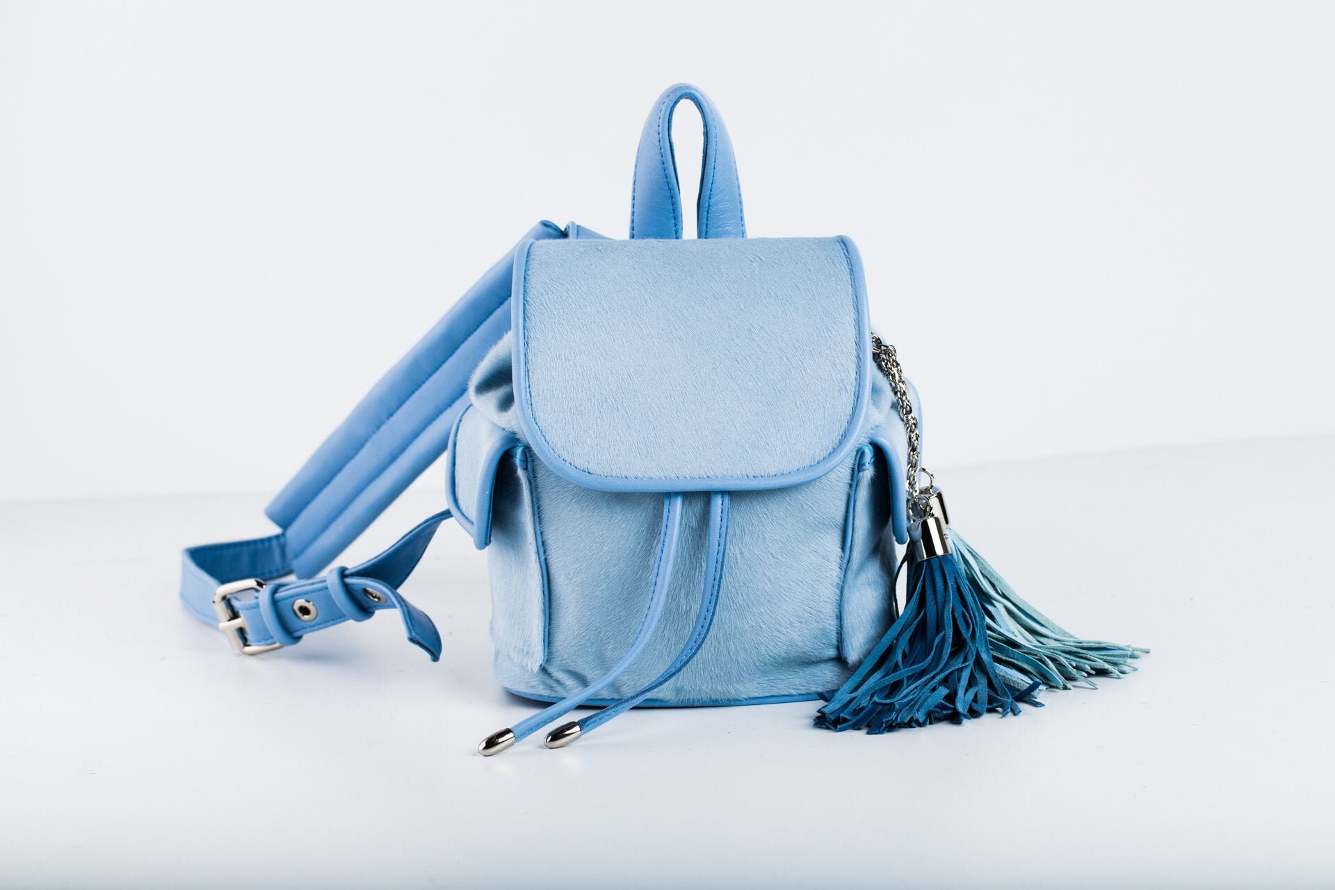 Backpack Light Blue Etsy Australia
