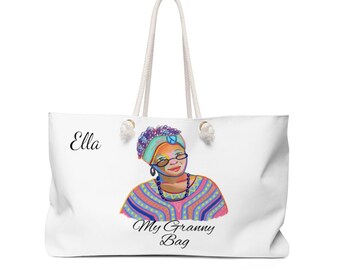 Granny Personalized with your name Weekender Bag