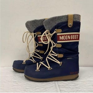 NWOB The Original Moon Boot Women’s Blue Waterproof Boots-7