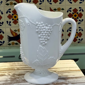 Indiana Kolonie Ernte Milch Glas Krug