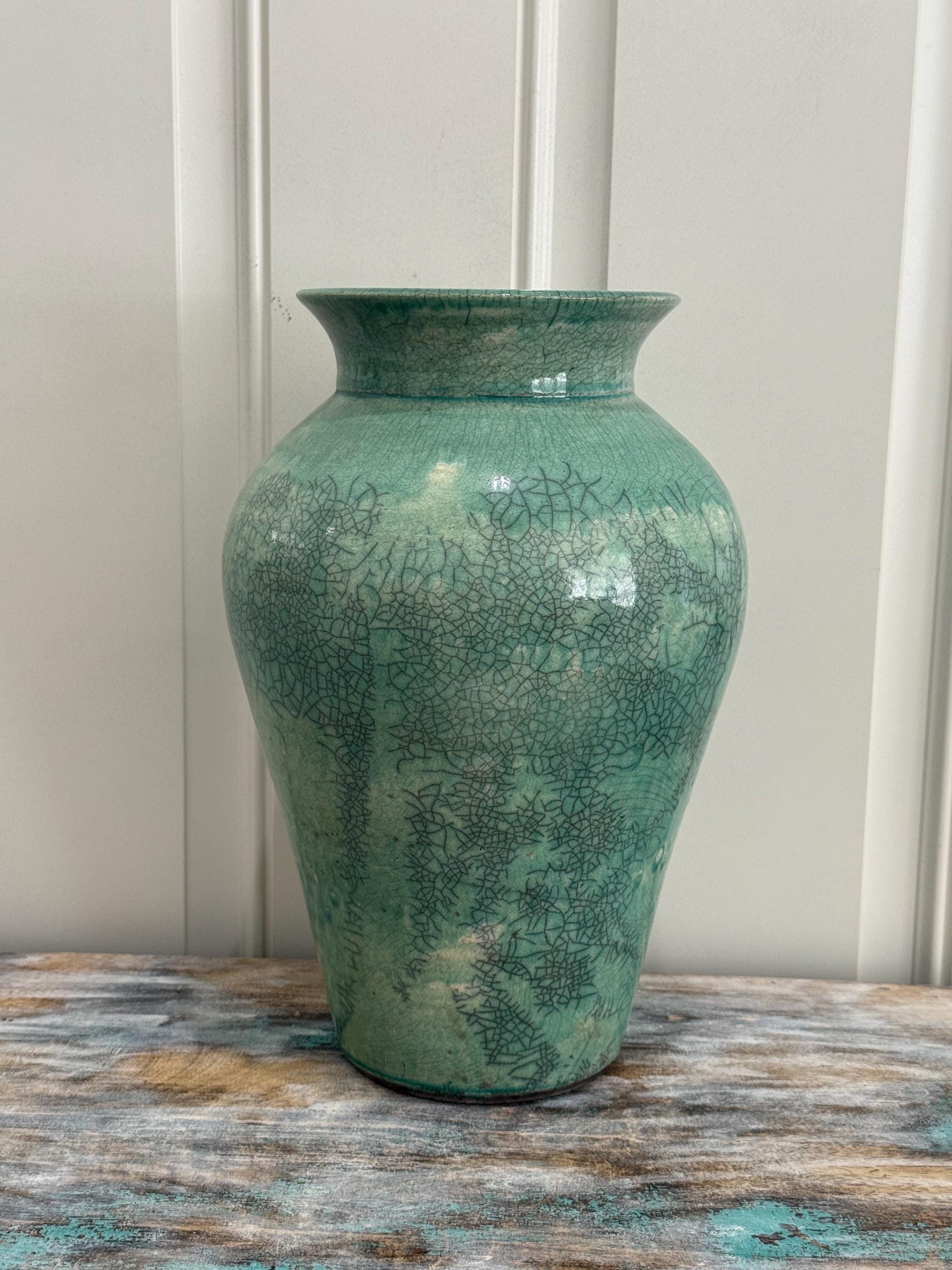 Japanese Green Glaze Antique Pottery - Etsy