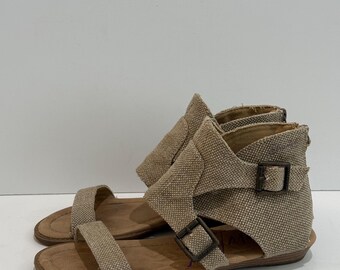 Blowfish Malibu Damen Desert Sand Canvas Gladiator Sandalen -8