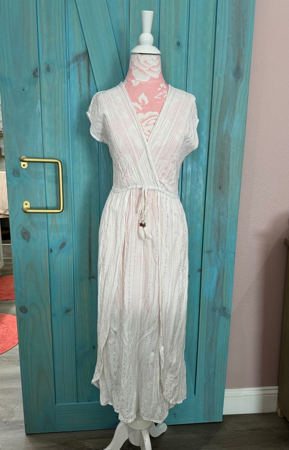 Buy Blue Island Women's White/gold Boho Beach Dress - M Online in India - Etsy Buy Blue Island Women's White/gold Boho Beach Dress - M Online in India - Etsy