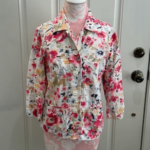 Koret Vintage Women’s Floral Cotton Jacket -8