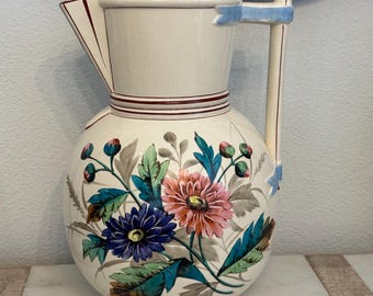 アンティークの伝統的な陶器の花模様の青い絵皿 - Etsy 日本