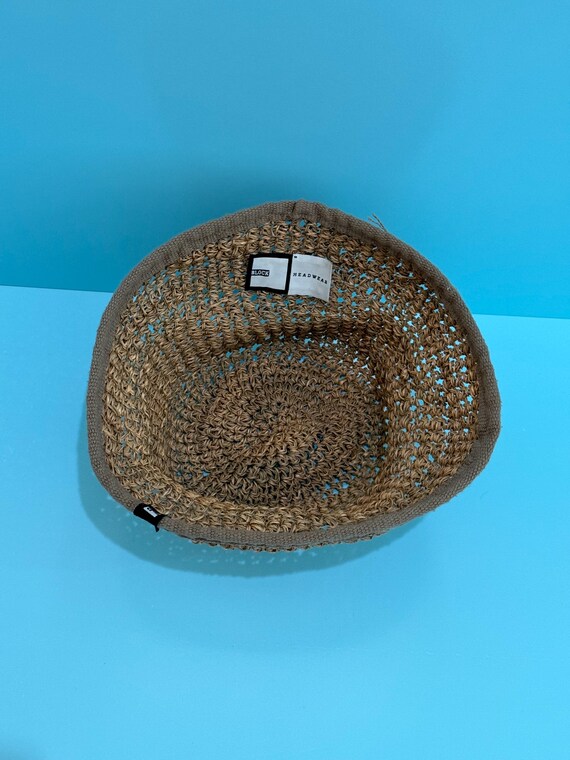 Pecan Straw Woven Hat OS main image 1