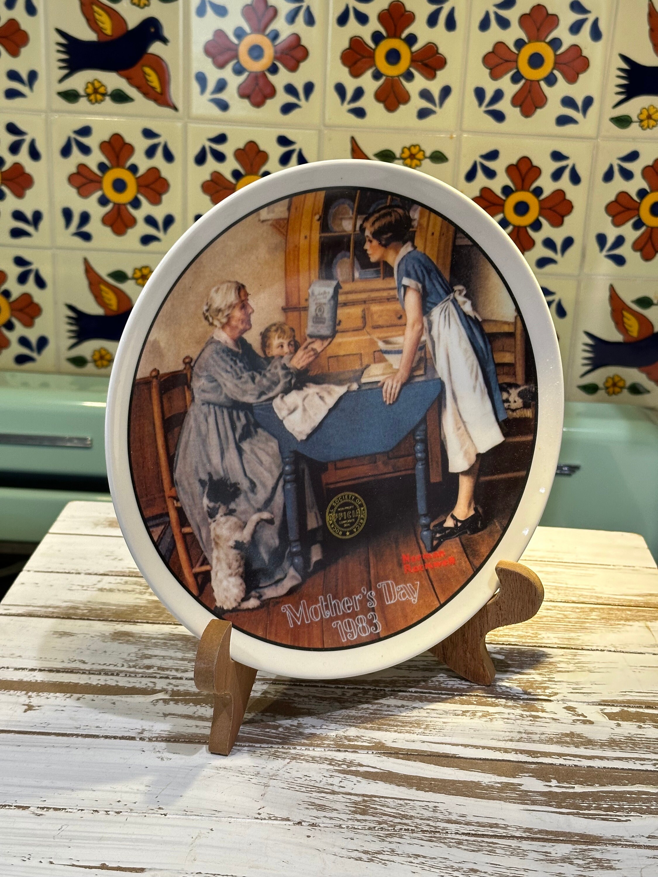 Knowles Mothers Day 1983 Collector's Plate - Etsy