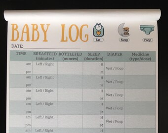 Baby Log - Feeding, Diaper Change , Sleep Tracker