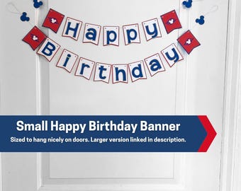 Small Cabin Door - Cruise Inspired Happy Birthday Banner