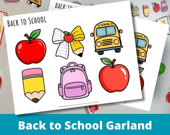 Back to School Printable Garland