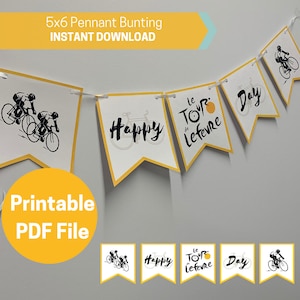Printable Lefevre Day Banner INSTANT DOWNLOAD