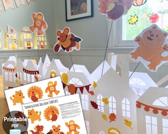 Thanksgiving Day Parade Craft Template INSTANT DOWNLOAD