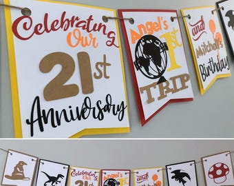 Personalized Family Vacation Universal Banner for Three Celebrations, Hotel Decorations