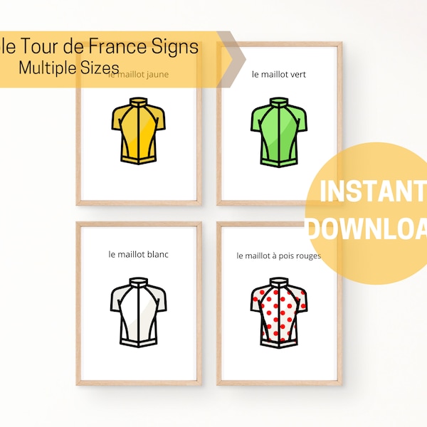 Printable Tour De France Decoration INSTANT DOWNLOAD