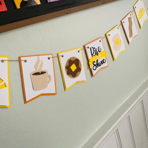 Rise and Shine Breakfast Themed Banner Party Decorations - Etsy